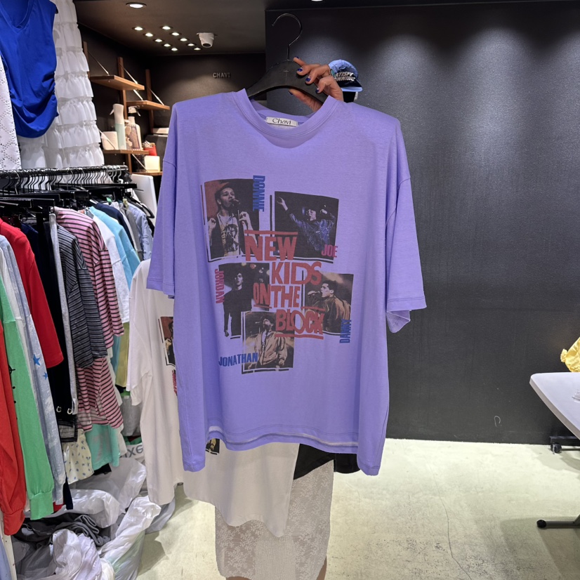 CHAVI東大門代購女士新品真品時尚休閑職業26春夏推薦T恤CHAVIT恤圖色2