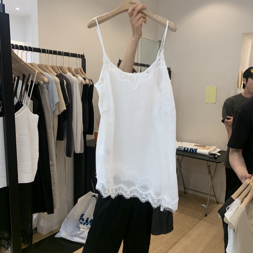 LA MAGIE FEMME東大門直郵女裝新款熱賣時尚人氣吊帶背心Lamagie Femme吊帶/背心圖色1