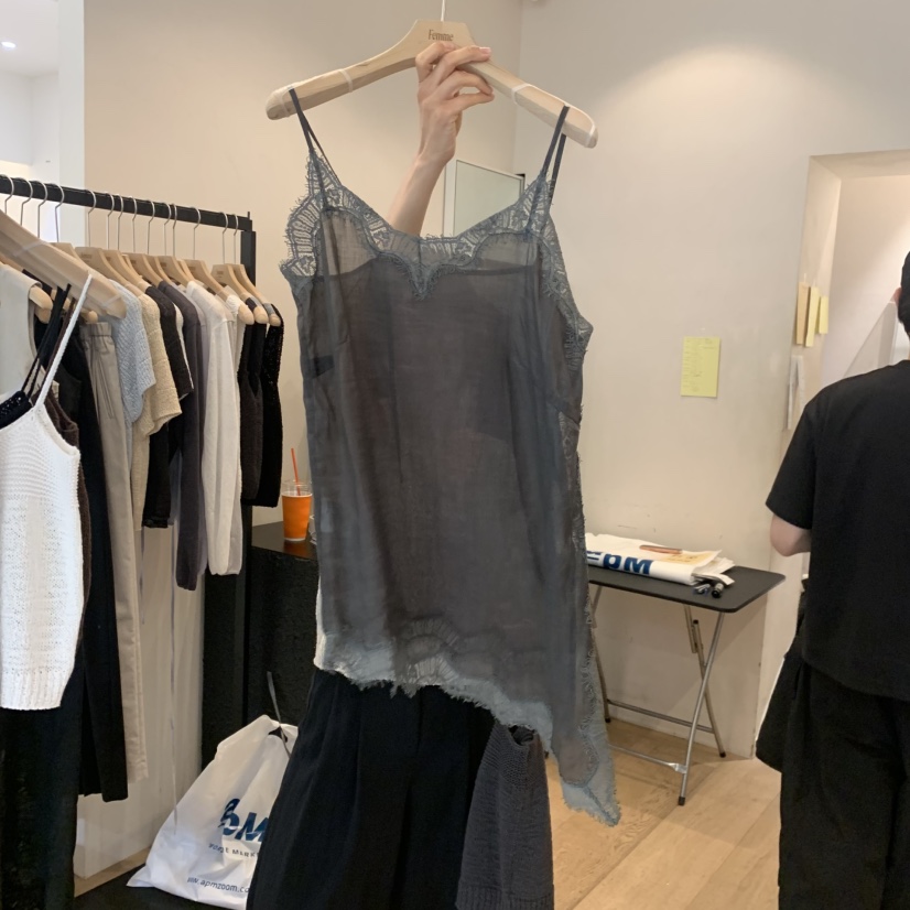 LA MAGIE FEMME東大門直郵女裝新款熱賣時尚人氣吊帶背心Lamagie Femme吊帶/背心圖色2