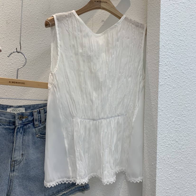 ALMOND PEPE東大門直郵女士新品推薦26春夏時尚吊帶背心ALMOND PEPE吊帶/背心圖色1