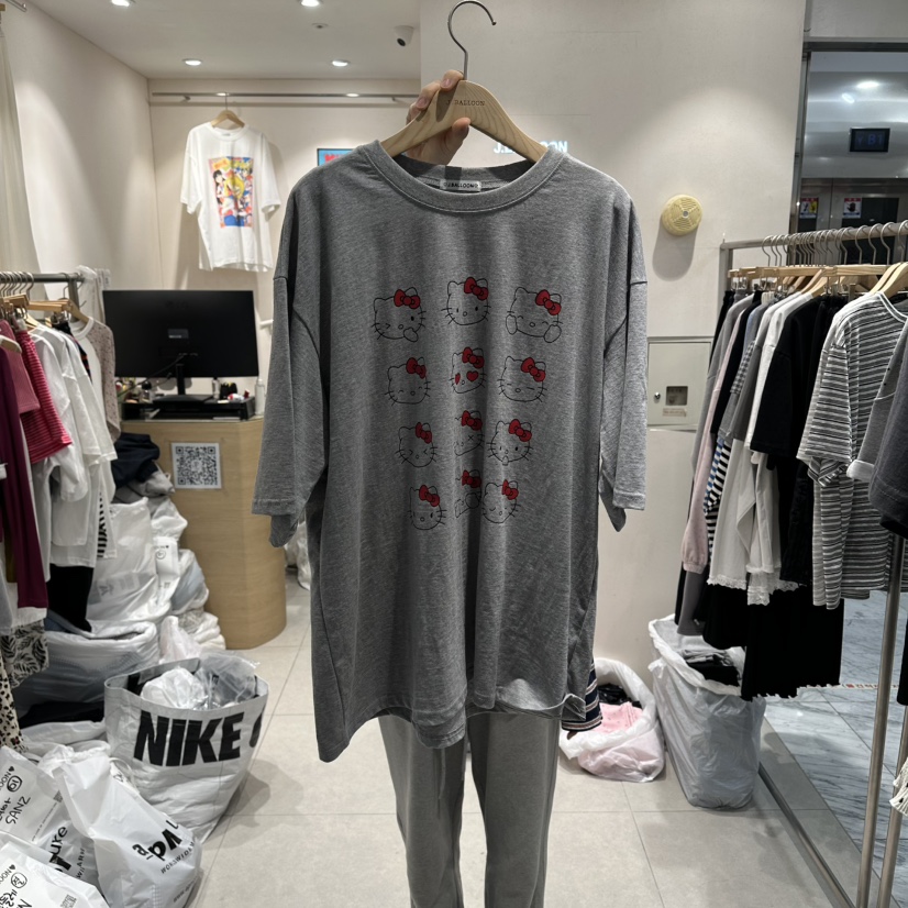 J.BALLOON東大門代購女士新款職業熱賣26春夏時尚人氣T恤J.BALLOONT恤圖色2