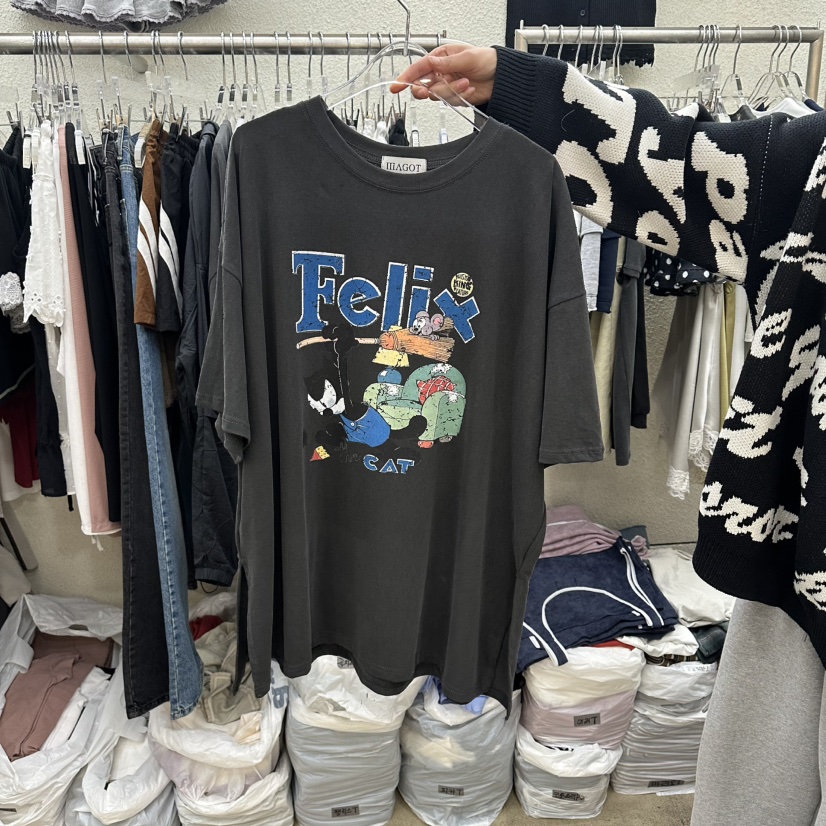 MAGOT東大門直郵女士新品26春夏真品職業時尚推薦休閑T恤IIIΛGOT/MAGOTT恤圖色2