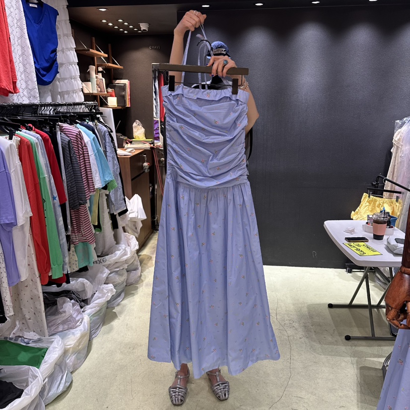 CHAVI韓國直郵女士新款26春夏職業休閑真品時尚推薦連衣裙CHAVI連衣裙圖色2