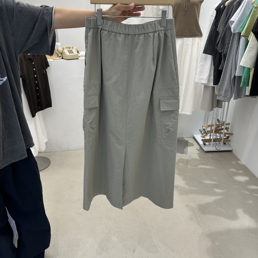 GOLDEN MARKET東大門代購女士新品真品人氣休閑長裙口袋GOLDEN MARKET長裙