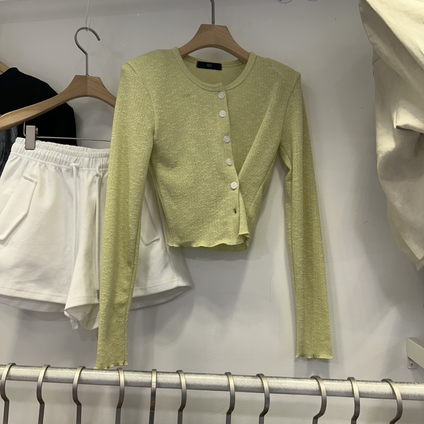 Q C東大門直郵女士新款職業推薦人氣熱賣26春夏針織衫開衫Republlc of qc針織衫圖色2