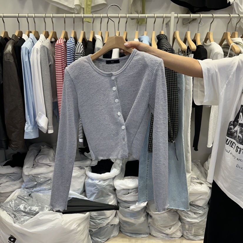 Q C東大門直郵女士新款職業推薦人氣熱賣26春夏針織衫開衫Republlc of qc針織衫圖色5