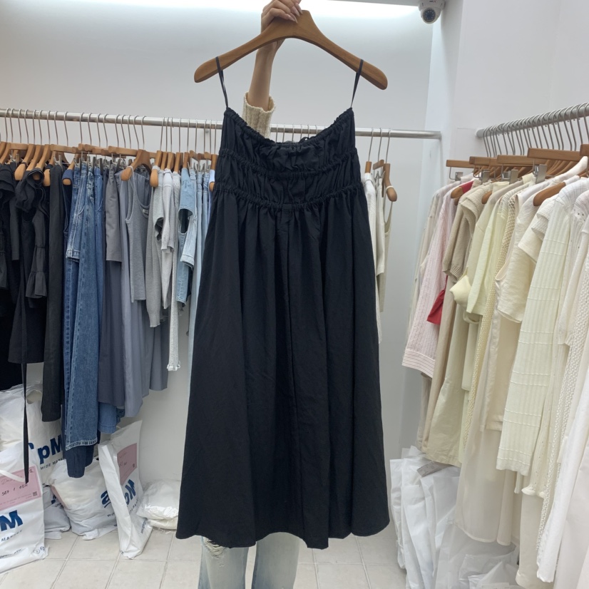 DRESS ROOM韓國代購女士新品推薦時尚熱賣休閑連衣裙絲帶DRESS ROOM連衣裙