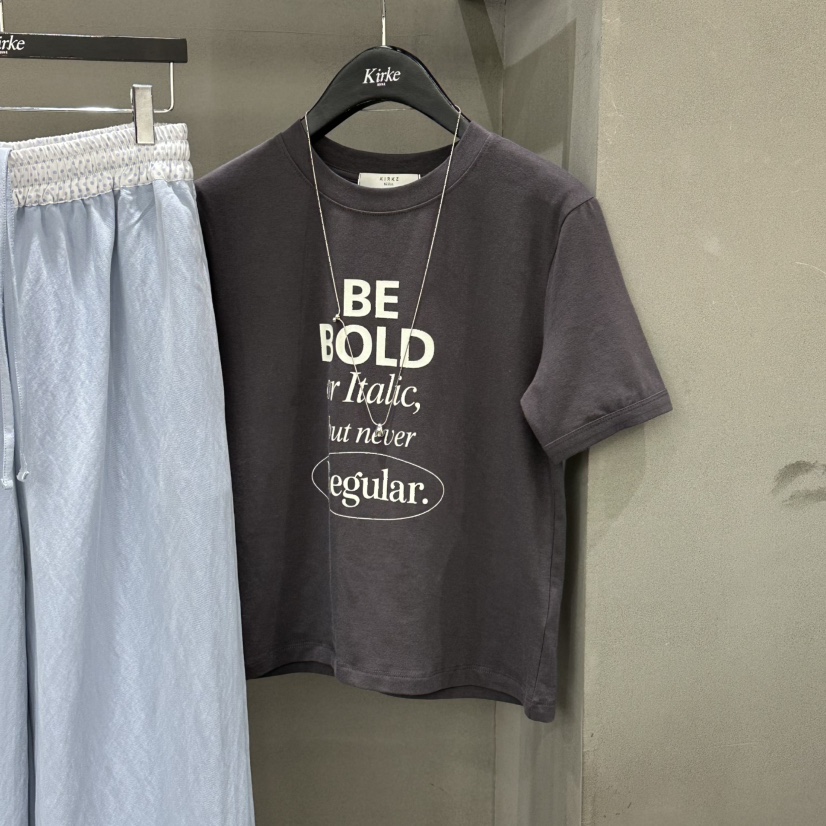 KIRKE韓國代購女士新款26春夏職業推薦真品人氣熱賣時尚T恤KIRKET恤圖色3