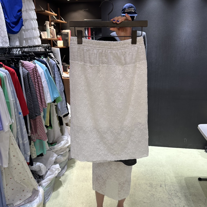 CHAVI東大門實拍女裝新款推薦人氣休閑時尚26春夏半身裙中短裙CHAVI半身裙/中短裙圖色1