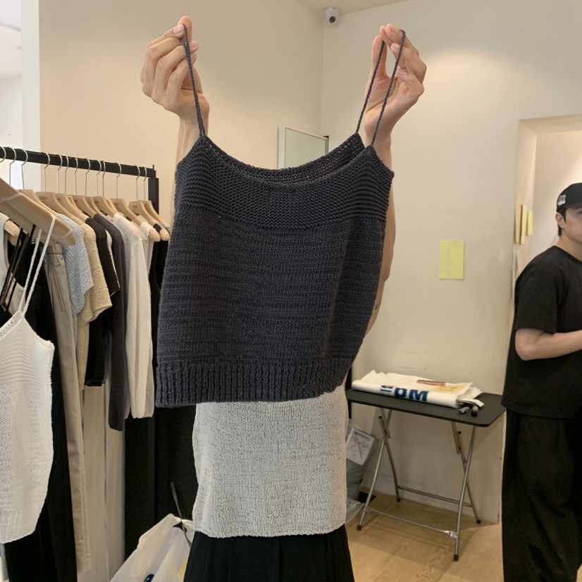 LA MAGIE FEMME韓國直郵女裝新品推薦人氣吊帶背心棉質Lamagie Femme吊帶/背心