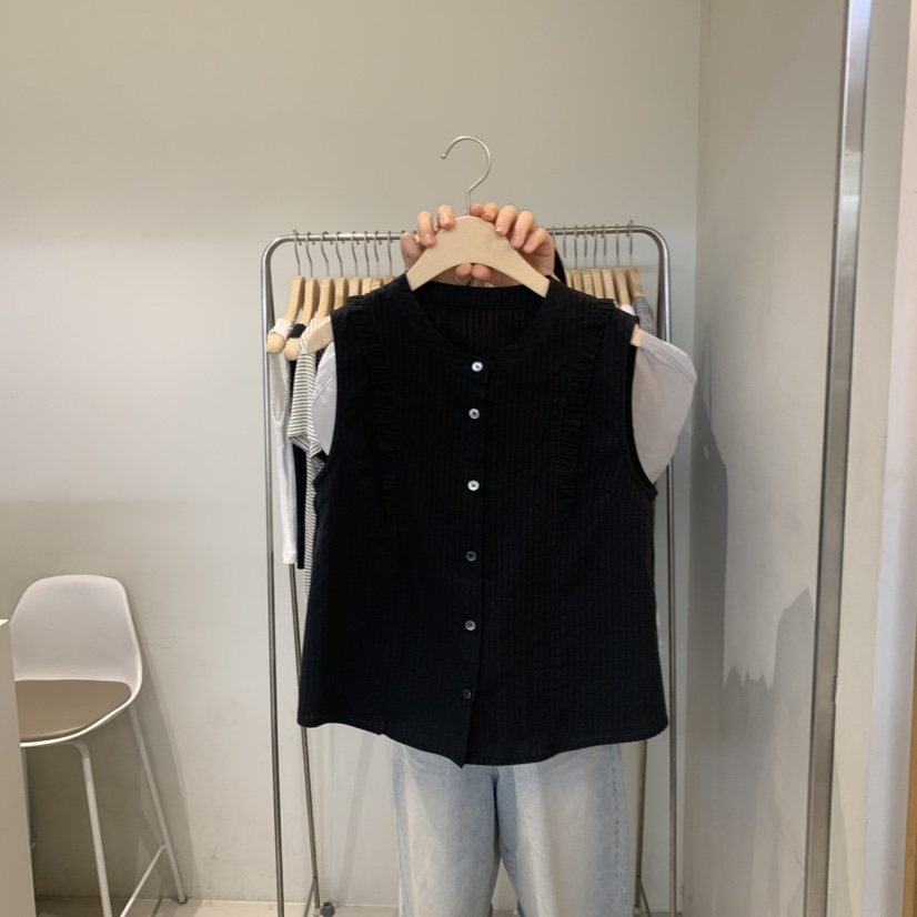 OUTRENE韓國直郵女裝新品26春夏熱賣推薦時尚真品襯衫蕾絲衫OUTRENE襯衫/蕾絲衫圖色2