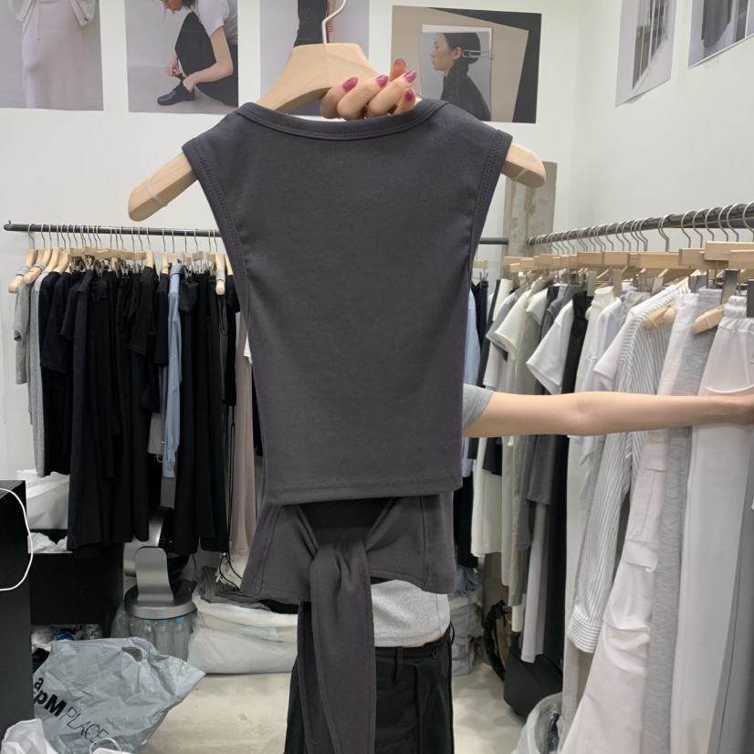 RECOVER東大門直郵女裝新品26春夏休閑時尚人氣真品吊帶背心RECOVER/MOMENT吊帶/背心