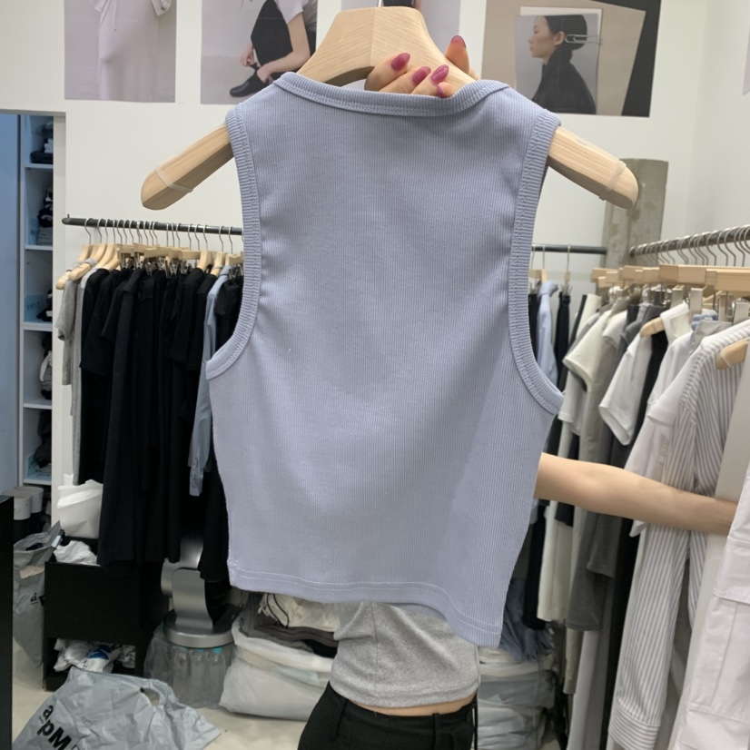 RECOVER東大門代購女裝新款熱賣職業真品休閑26春夏吊帶背心RECOVER/MOMENT吊帶/背心