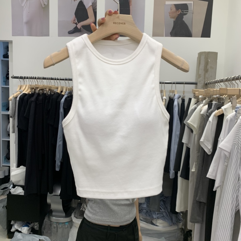 RECOVER東大門代購女裝新款熱賣職業真品休閑26春夏吊帶背心RECOVER/MOMENT吊帶/背心圖色2