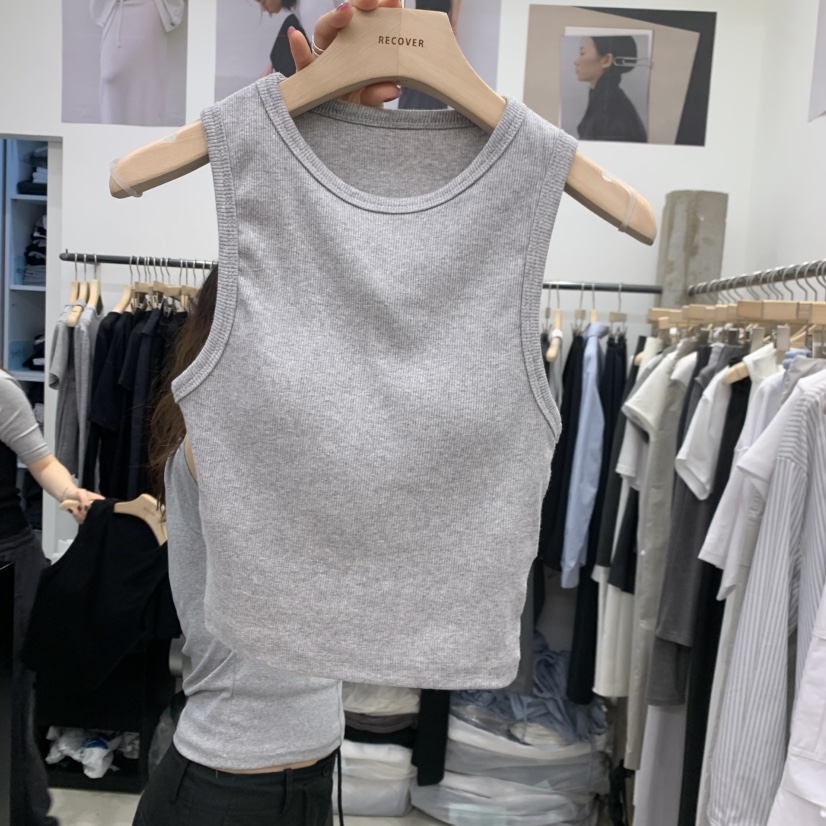 RECOVER東大門代購女裝新款熱賣職業真品休閑26春夏吊帶背心RECOVER/MOMENT吊帶/背心圖色3