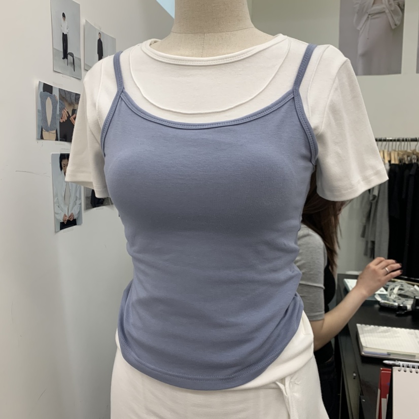 RECOVER韓國代購女士新品時尚熱賣人氣真品推薦職業吊帶背心RECOVER/MOMENT吊帶/背心圖色1