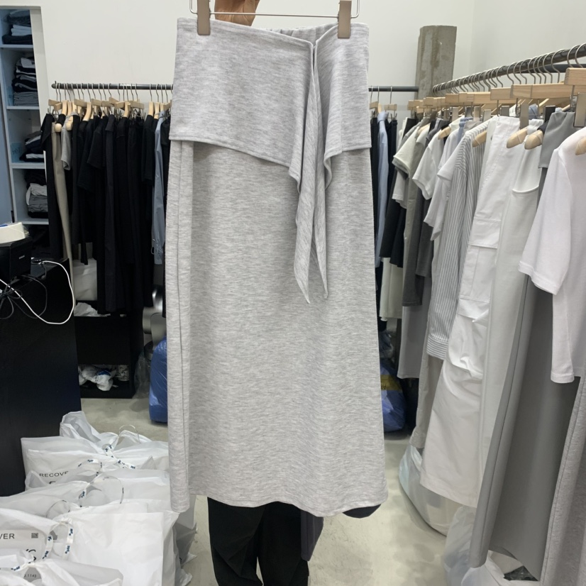 RECOVER韓國代購女裝新品時尚26春夏人氣職業真品休閑長裙RECOVER/MOMENT長裙圖色1