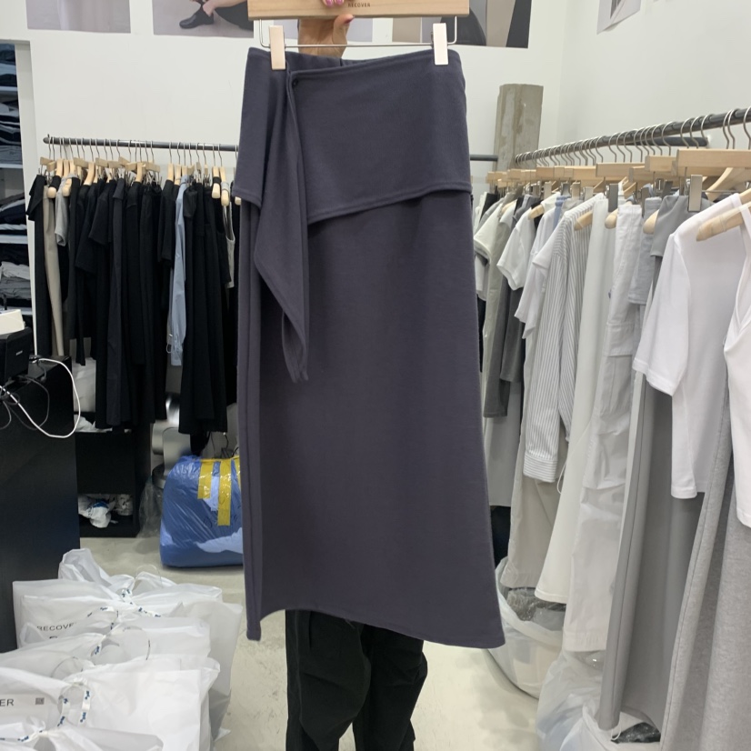 RECOVER韓國代購女裝新品時尚26春夏人氣職業真品休閑長裙RECOVER/MOMENT長裙圖色2