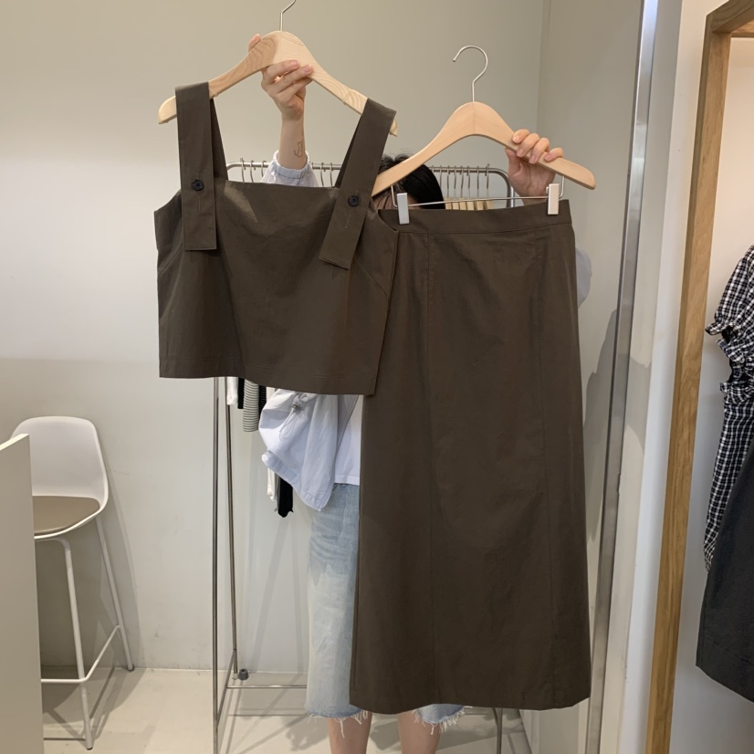 OUTRENE東大門代購女士新款真品26春夏職業推薦時尚套裝套裝OUTRENE套裝圖色1