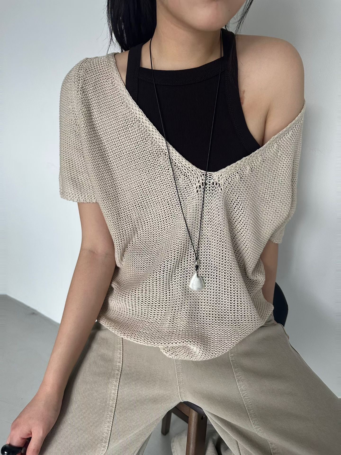 PRANA/CLOTHINK韓國直郵女裝新品26春夏人氣針織衫不含內搭PRANA/CLOTHINK針織衫