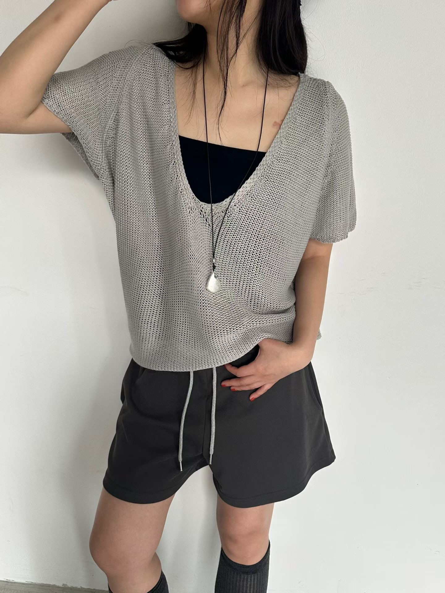 PRANA/CLOTHINK韓國直郵女裝新品26春夏人氣針織衫不含內搭PRANA/CLOTHINK針織衫圖色2