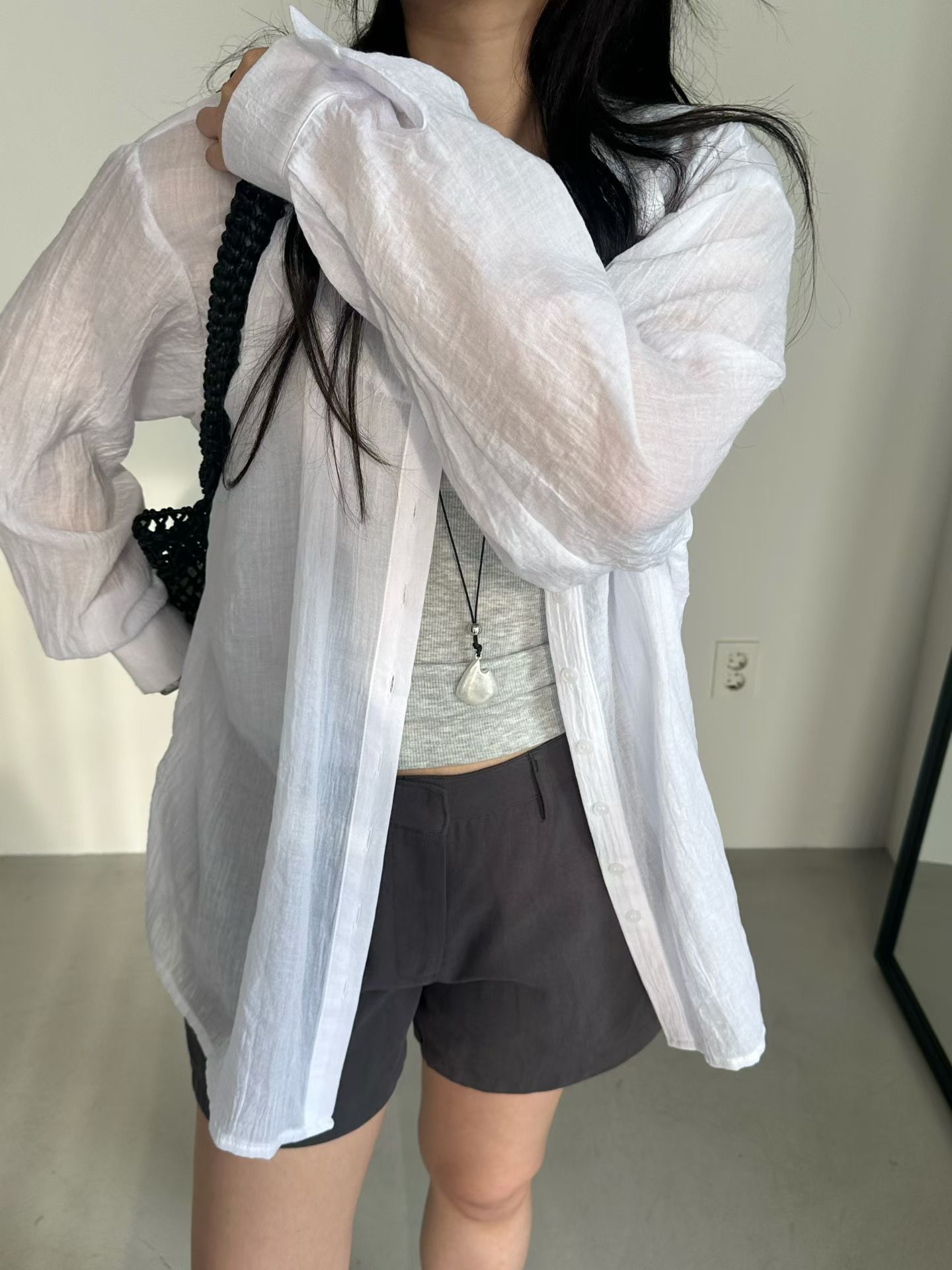 PRANA/CLOTHINK韓國代購女士新款真品襯衫蕾絲衫不含內搭PRANA/CLOTHINK襯衫/蕾絲衫