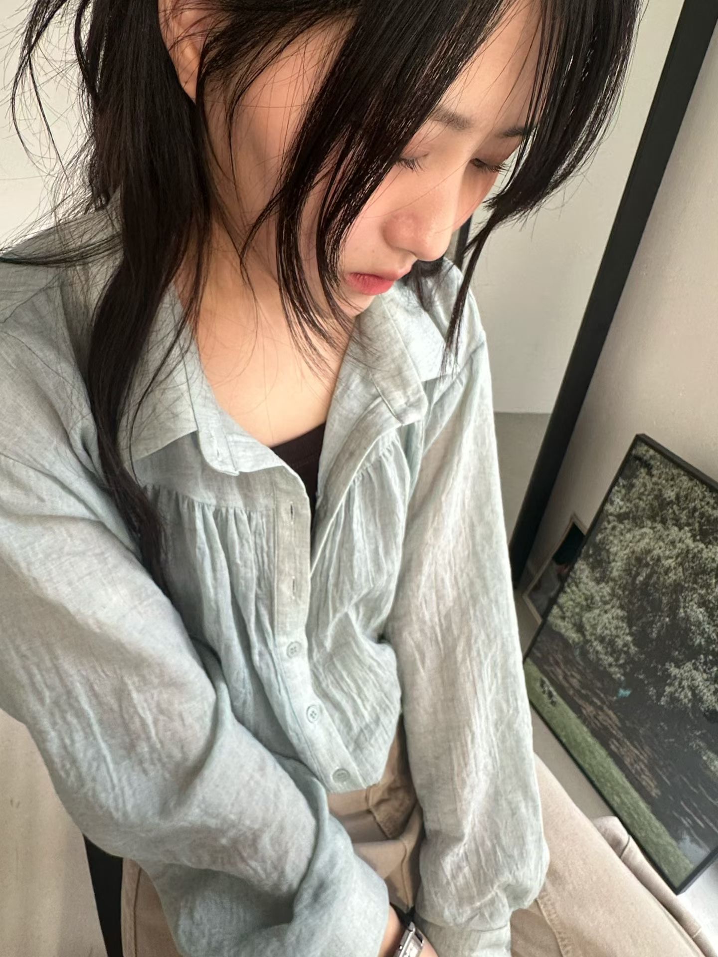 PRANA/CLOTHINK韓國代購女士新款真品襯衫蕾絲衫不含內搭PRANA/CLOTHINK襯衫/蕾絲衫