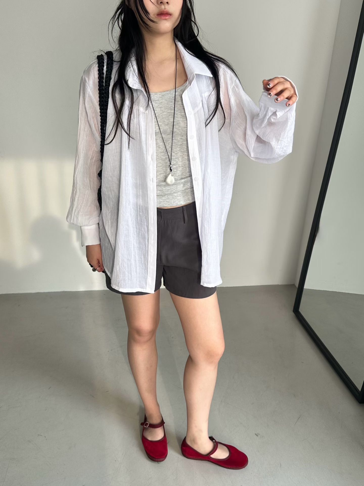 PRANA/CLOTHINK韓國代購女士新款真品襯衫蕾絲衫不含內搭PRANA/CLOTHINK襯衫/蕾絲衫圖色1