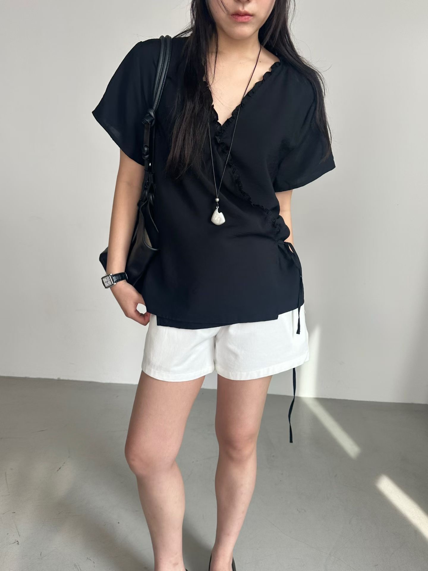 PRANA/CLOTHINK東大門直郵女士新款休閑襯衫蕾絲衫不含配飾PRANA/CLOTHINK襯衫/蕾絲衫圖色1