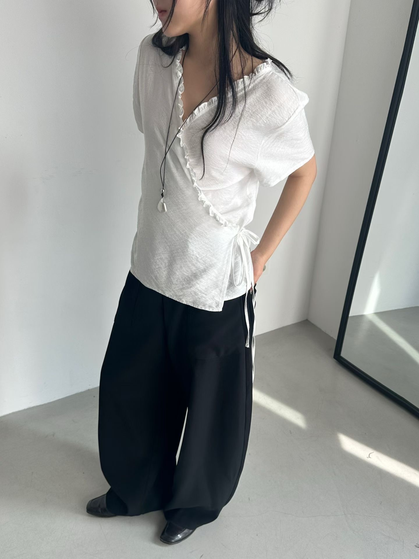 PRANA/CLOTHINK東大門直郵女士新款休閑襯衫蕾絲衫不含配飾PRANA/CLOTHINK襯衫/蕾絲衫圖色2