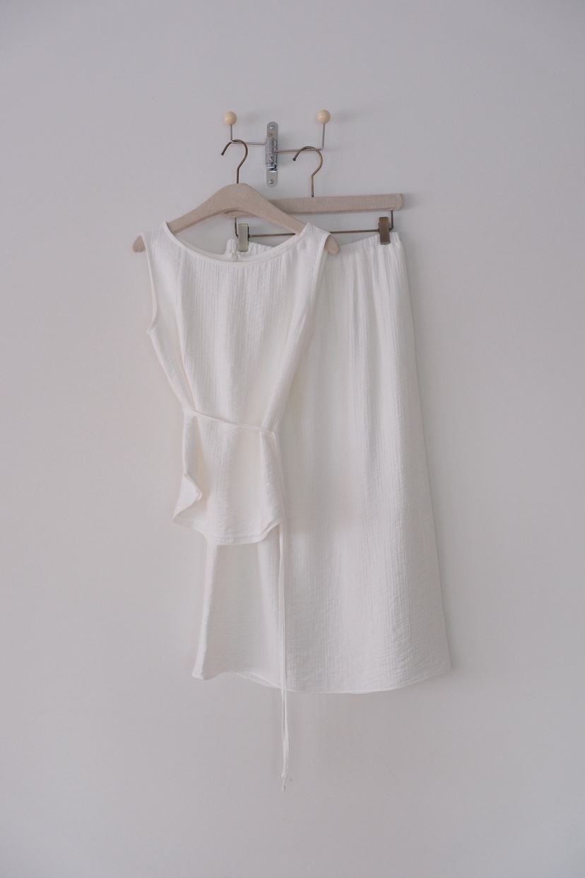 SORBET/FLAT WHITE韓國代購女裝新品休閑26春夏熱賣長裙SORBET/FLAT WHITE長裙