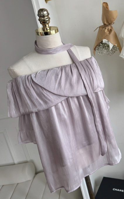 바츠韓國代購女士新款時尚26春夏真品職業熱賣襯衫蕾絲衫Vatz襯衫/蕾絲衫圖色2