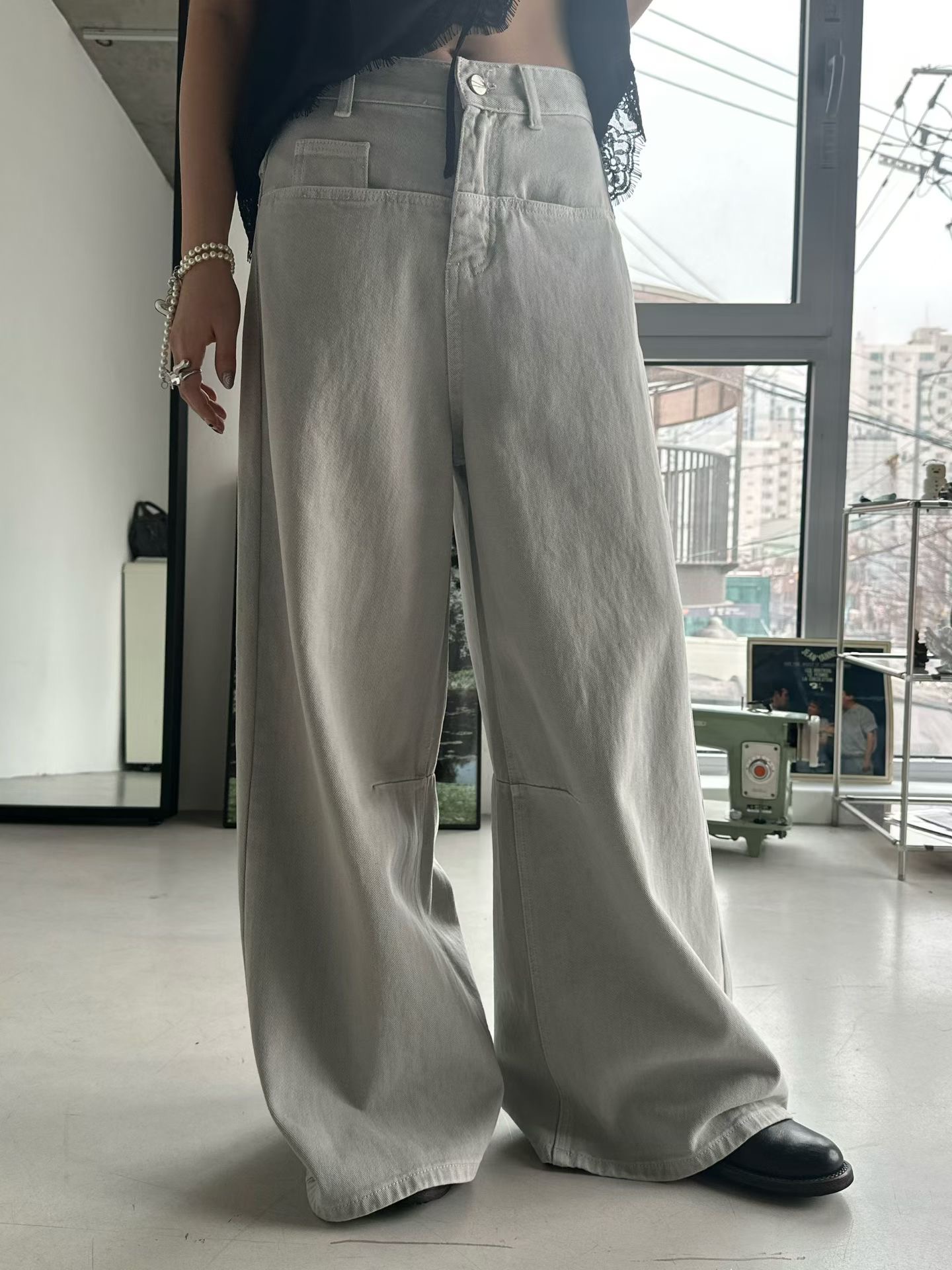 PRANA/CLOTHINK東大門代購女裝新款時尚26春夏人氣牛仔褲PRANA/CLOTHINK牛仔褲