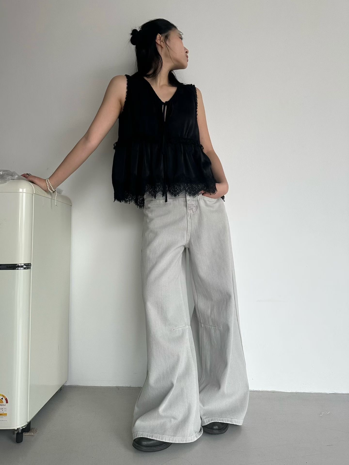 PRANA/CLOTHINK東大門代購女裝新款時尚26春夏人氣牛仔褲PRANA/CLOTHINK牛仔褲