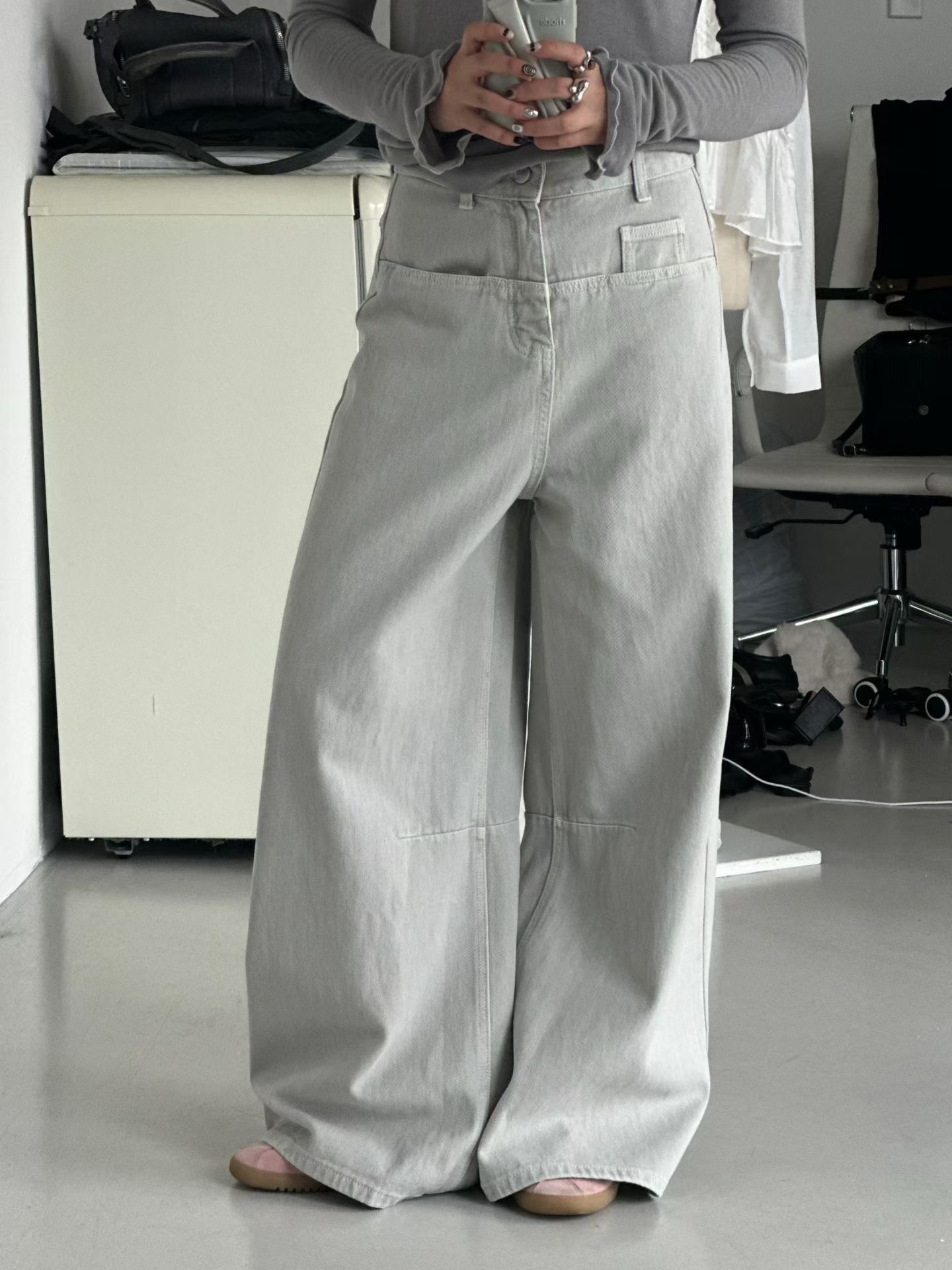 PRANA/CLOTHINK東大門代購女裝新款時尚26春夏人氣牛仔褲PRANA/CLOTHINK牛仔褲圖色2