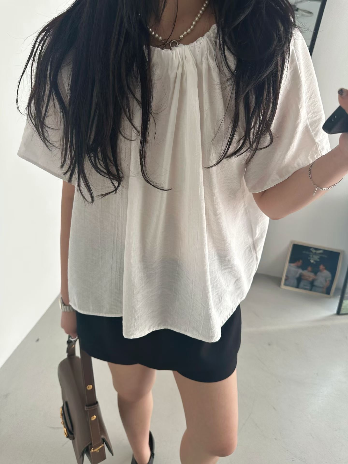 PRANA/CLOTHINK東大門實拍女士新品熱賣人氣職業襯衫蕾絲衫PRANA/CLOTHINK襯衫/蕾絲衫圖色1