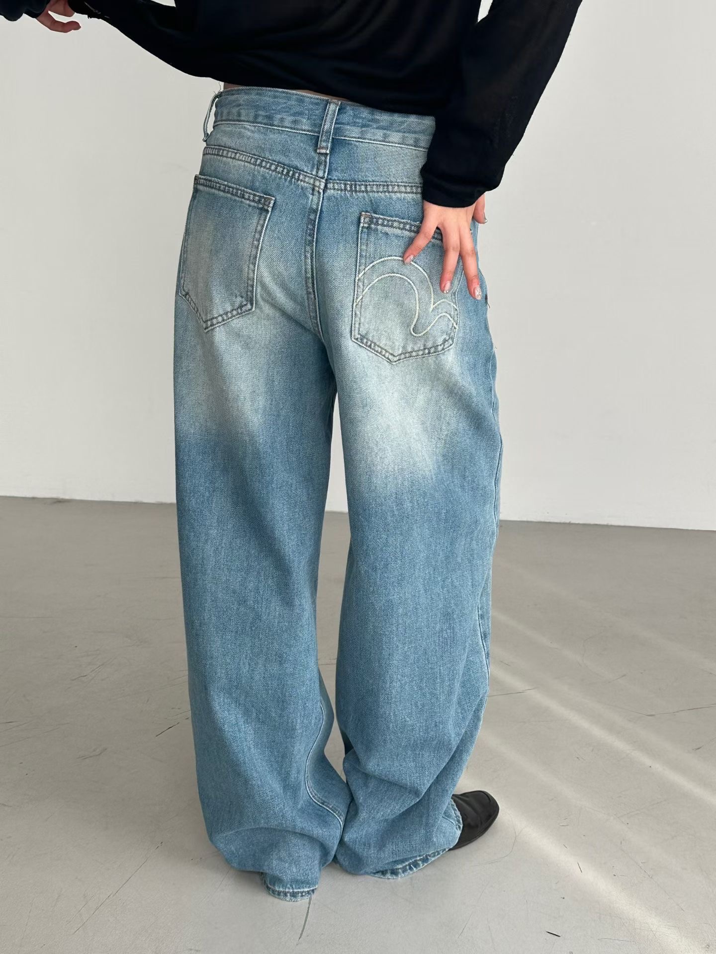 PRANA/CLOTHINK韓國東大門代購女士新品時尚休閑26夏季牛仔褲PRANA/CLOTHINK牛仔褲