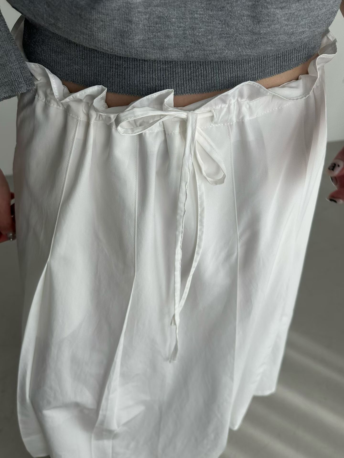 PRANA/CLOTHINK東大門實拍女裝新款推薦真品職業長裙褶裙PRANA/CLOTHINK長裙