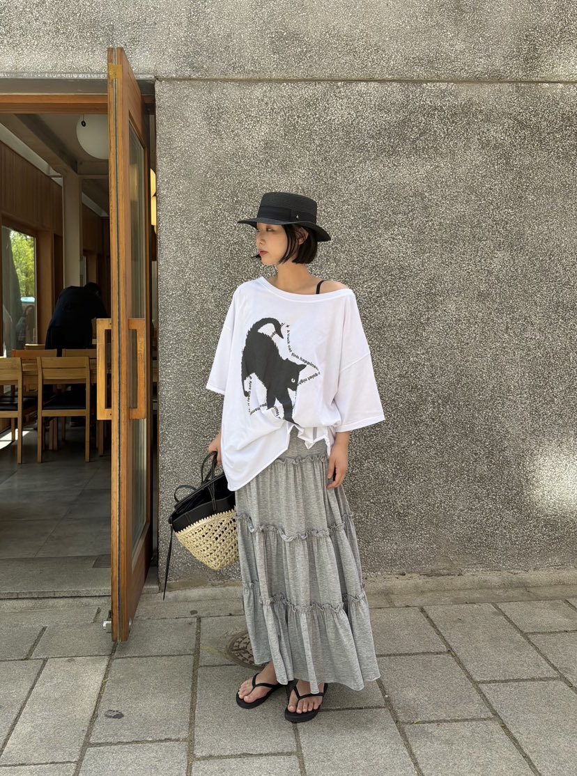 THE LINE-Q韓國直郵女裝新款人氣休閑熱賣26春夏26夏季長裙THE LINE-Q長裙