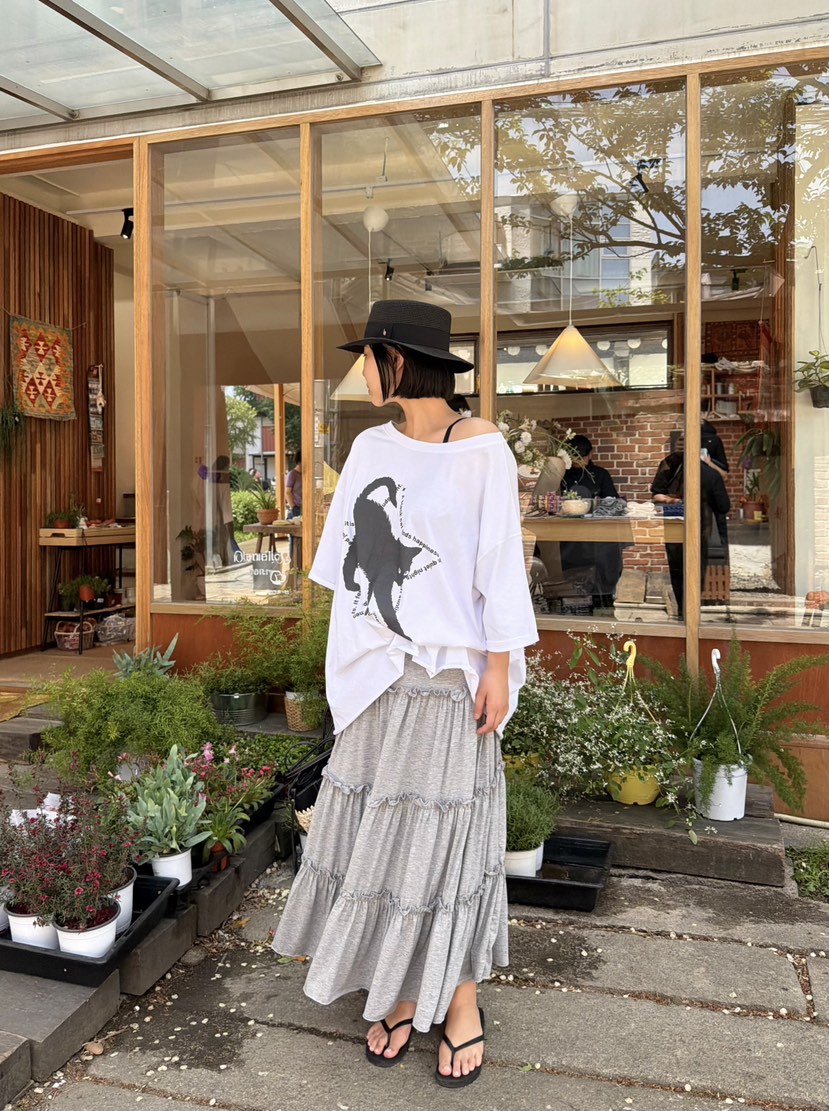 THE LINE-Q韓國直郵女裝新款人氣休閑熱賣26春夏26夏季長裙THE LINE-Q長裙