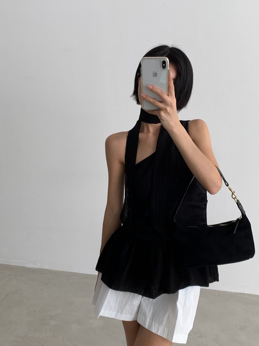 바츠韓國直郵女士新款熱賣職業休閑26夏季吊帶背心含脖帶Vatz吊帶/背心