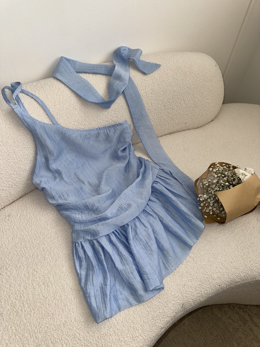 바츠韓國直郵女士新款熱賣職業休閑26夏季吊帶背心含脖帶Vatz吊帶/背心