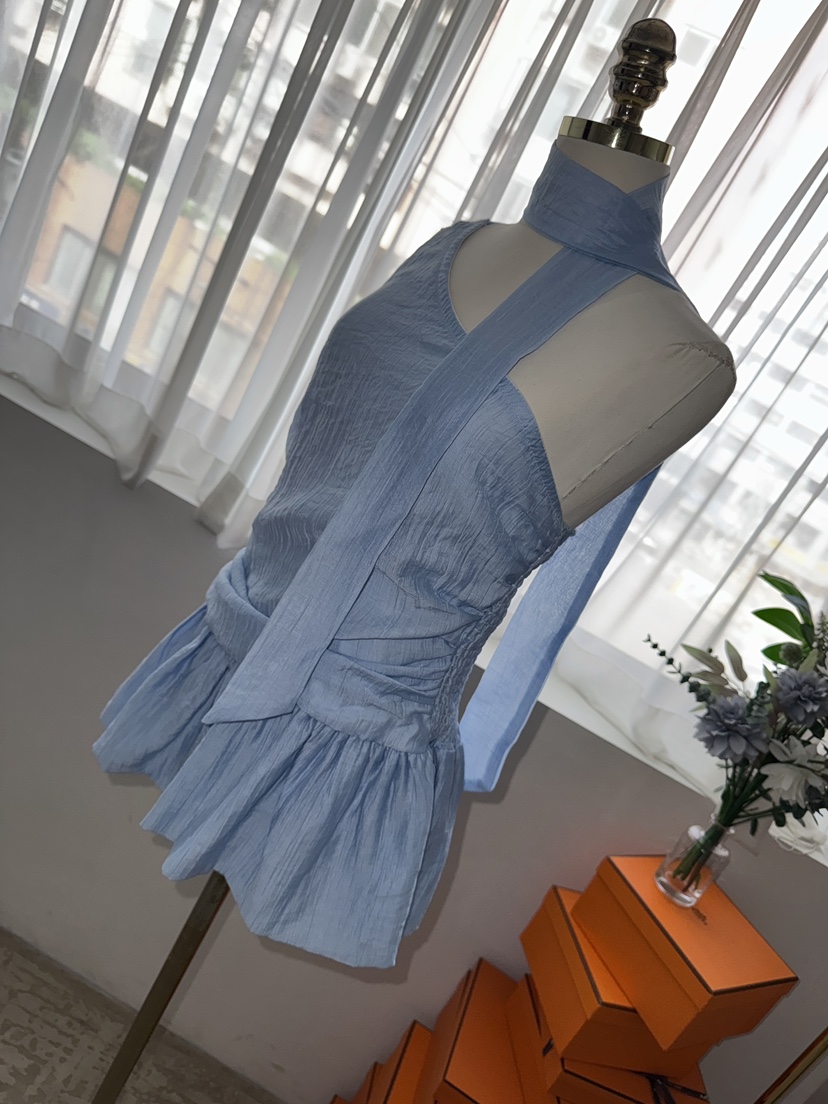 바츠韓國直郵女士新款熱賣職業休閑26夏季吊帶背心含脖帶Vatz吊帶/背心圖色2