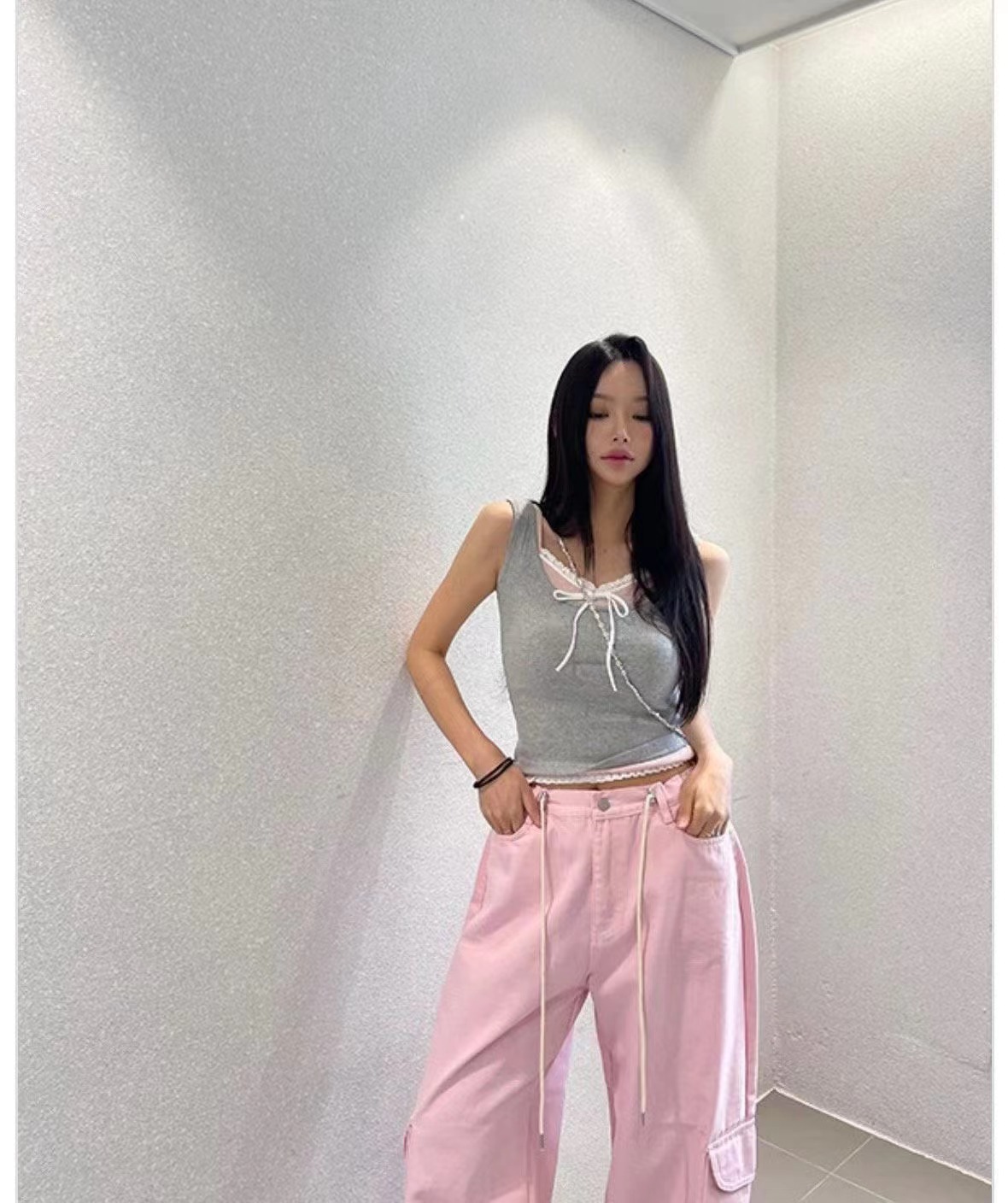 BLACK LINE韓國直郵女士新品26夏季人氣時尚熱賣套裝蕾絲BLACK LINE套裝