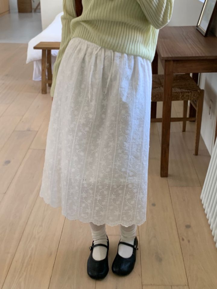 KOMOREBI東大門實拍韓國女裝新款職業熱賣26夏季長裙鏤空KOMOREBI長裙