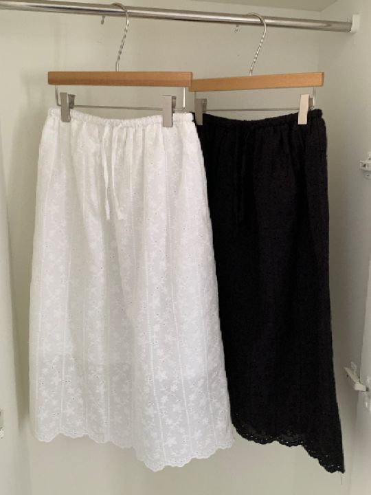 KOMOREBI東大門實拍韓國女裝新款職業熱賣26夏季長裙鏤空KOMOREBI長裙圖色2左二色