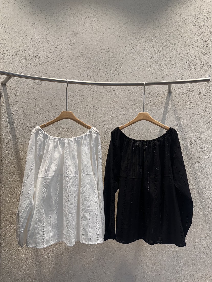 THE LINE-Q韓國代購女裝新品26夏季人氣襯衫蕾絲衫刺繡THE LINE-Q襯衫/蕾絲衫