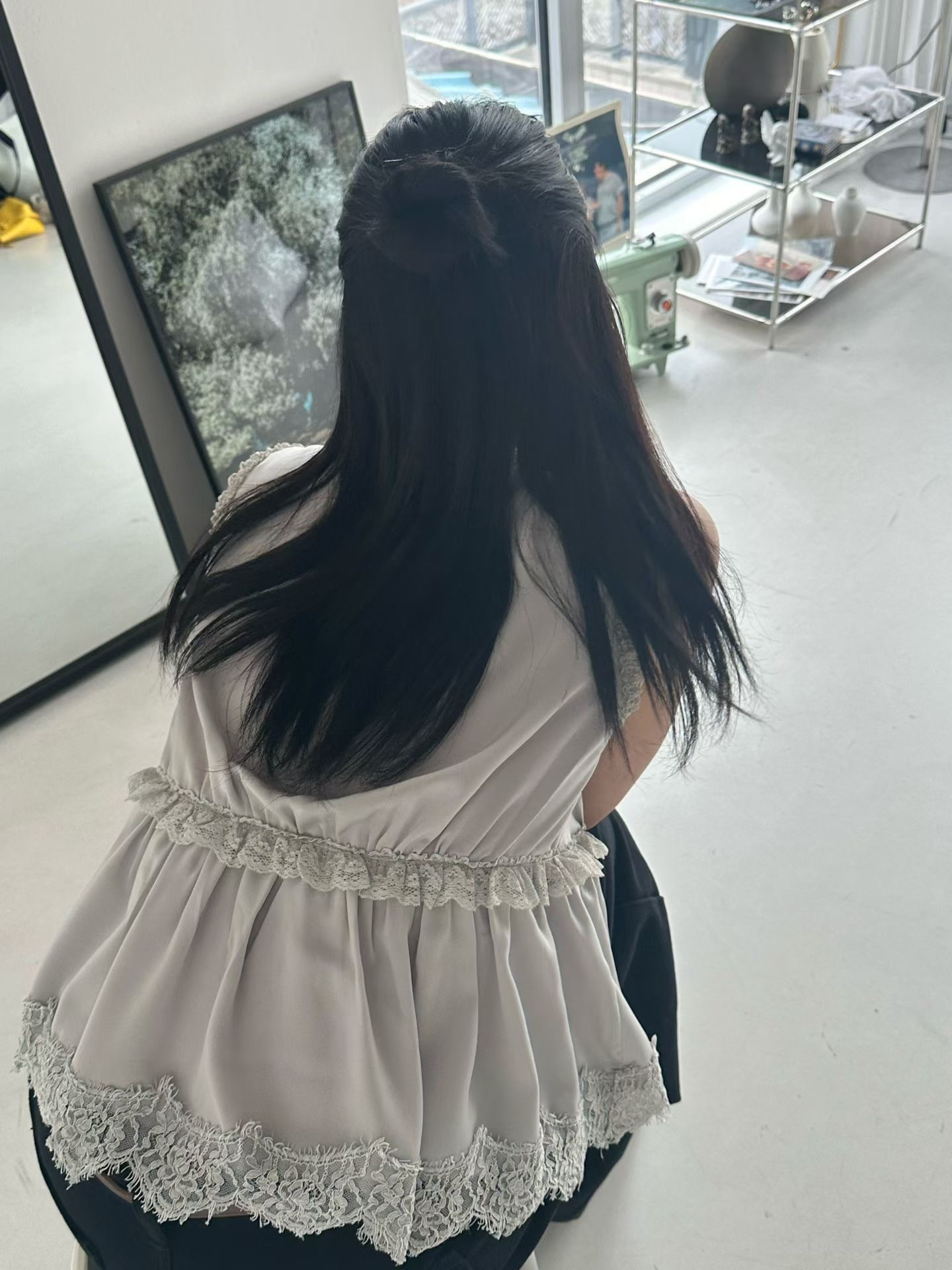 PRANA/CLOTHINK韓國直郵女士新品休閑人氣職業吊帶背心蕾絲PRANA/CLOTHINK吊帶/背心