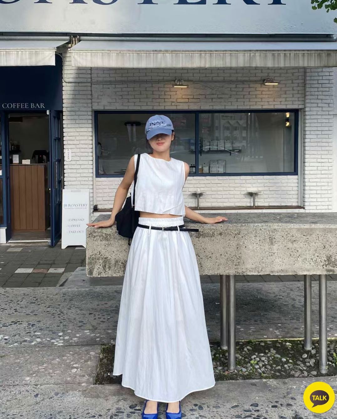 PRANA/CLOTHINK韓國直郵女裝新品推薦時尚休閑長裙不含腰帶PRANA/CLOTHINK長裙圖色1