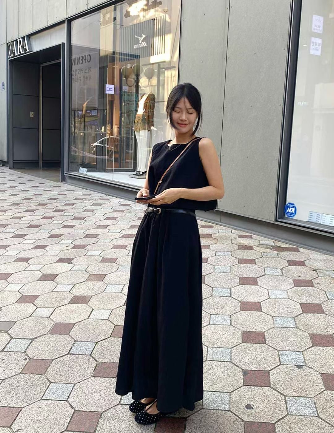 PRANA/CLOTHINK韓國直郵女裝新品推薦時尚休閑長裙不含腰帶PRANA/CLOTHINK長裙圖色2